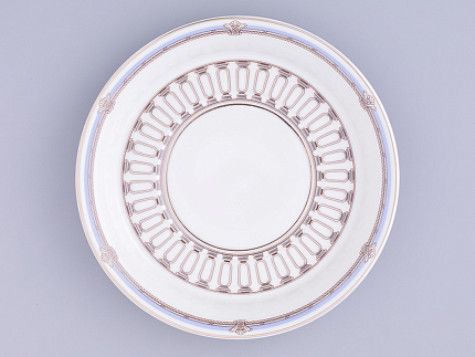 Чашка с блюдцем чайная, форма Гербовая, рисунок Серебряный город 1, арт. 81.32584.00.1