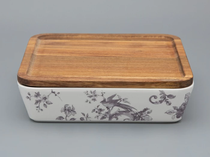 Набор для запекания (2 предмета) форма Стандартная, рисунок Monplaisir Violet, арт 42.00059.00.1, 