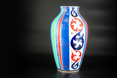 Ваза форма Ламповая рисунок Русский стиль II арт. 60.10674.00.1