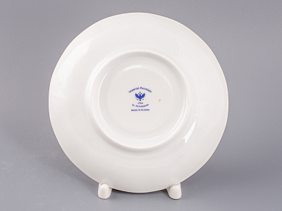 Чашка с блюдцем чайная форма Тюльпан рисунок Сетка-Блюз 2 арт. 81.24812.00.1