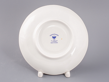 Чашка с блюдцем чайная форма Тюльпан рисунок Сетка-Блюз 2 арт. 81.24812.00.1