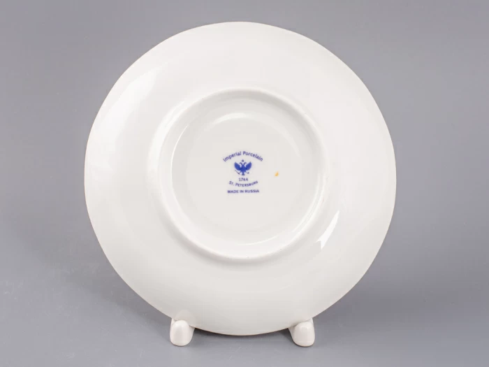 Чашка с блюдцем чайная форма Тюльпан рисунок Сетка-Блюз 2 арт. 81.24812.00.1, 