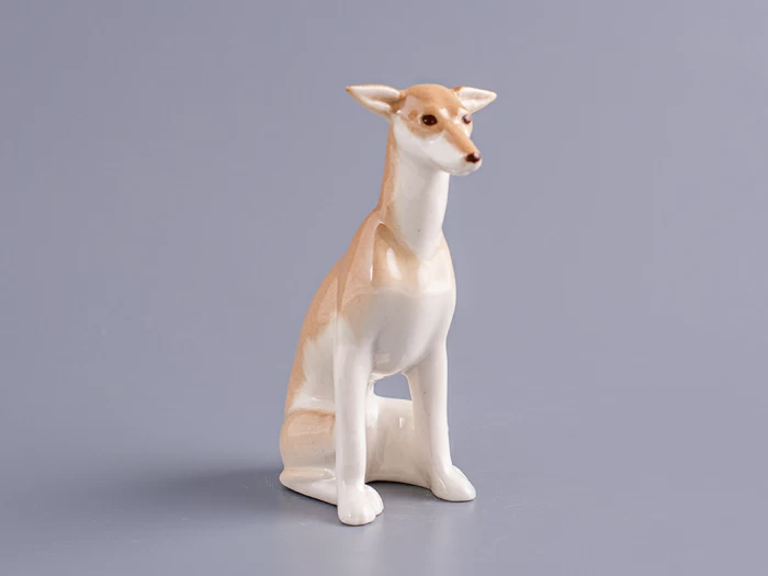 Скульптура Левретка сидящая Вильма арт. 82.83388.00.1, 