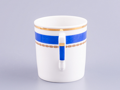 Чашка с блюдцем чайная 220 мл форма Гербовая рисунок Кают-компания № 6 арт. 81.24035.00.1