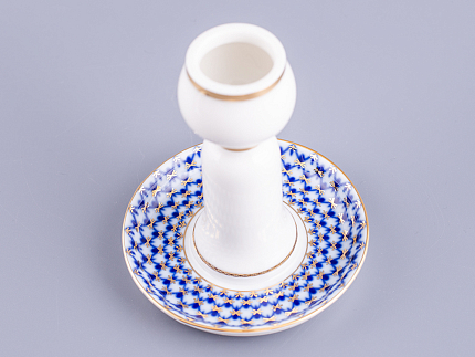 Подсвечник Бутон Кобальтовая сетка арт. 80.06952.00.1