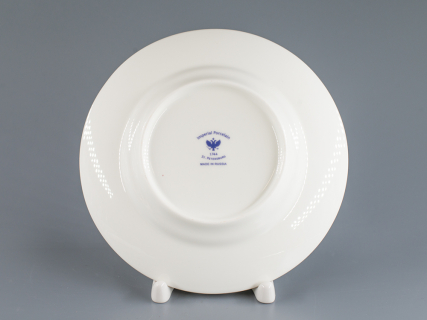 Тарелка Гладкая Золотой кант 155 мм арт. 80.04409.00.1, 