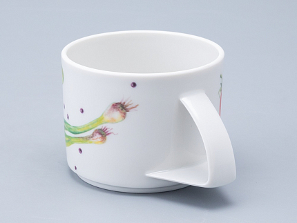 Чашка с блюдцем форма Баланс рисунок Мамина дача, арт. 81.34399.00.1