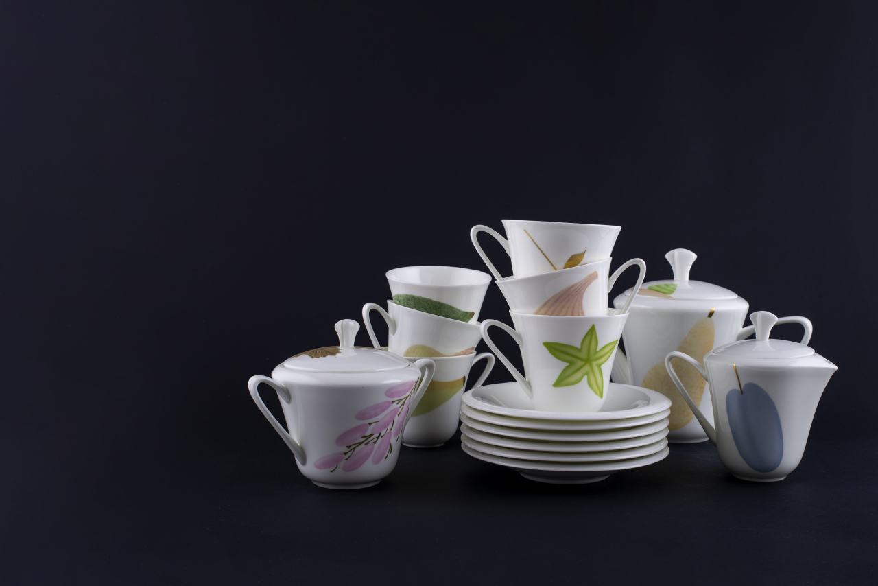 Сервиз чайный Август, на форме Сад, на 6 персон, 15 предметов, арт. 81.21621.00.1, 