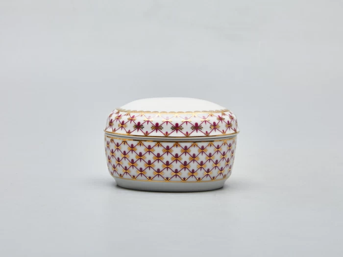 Туалетная коробочка Овальная "Сетка-Блюз" арт. 80.92420.00.1, 