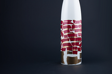 Ваза Пурпур на форме Бутыль, арт 60.15813.00.1