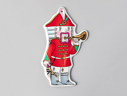 Подарочный набор Елочные игрушки Сказка Щелкунчик 5 шт. арт. 81.31124.00.1