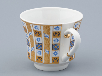 Сервиз чайный на 6 персон 21 предмет, форма Банкетная, рисунок Кронштадт, арт. 81.32240.00.1, 