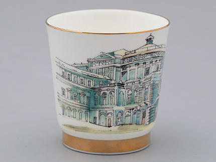 Подарочный набор стопок форма Сувенирная 1, рисунок Виды С-Петербурга арт. 81.31737.00.1