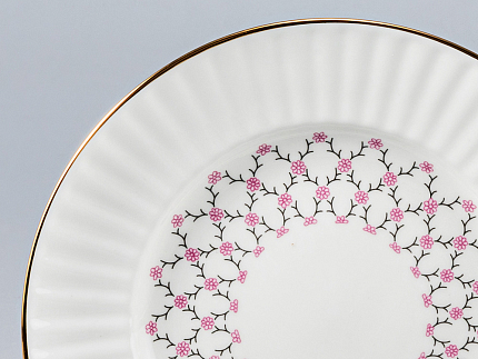 Сервиз чайный Волна Розовая сетка, 6 персон 20 предметов, арт. 81.20895.00.1