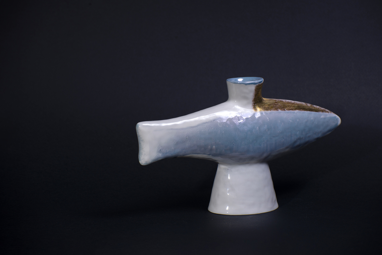 Подсвечник Атмосферные явления на форме Рыба малый размер арт 60.15868.00.1, 