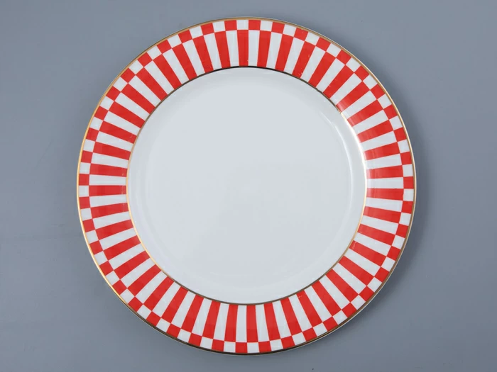 Тарелка плоская 270 мм Стандартная-2 рисунок Да и нет Красный арт. 80.44737.00.1, 