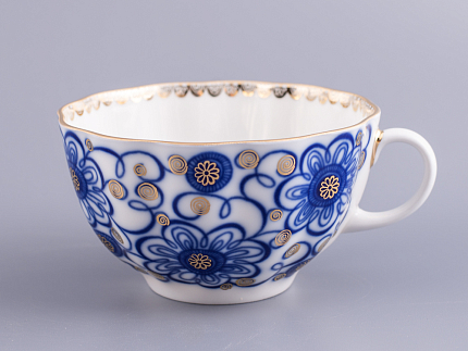 Чашка с блюдцем чайная 250 мл форма Тюльпан рисунок Вьюнок арт. 81.10110.00.1