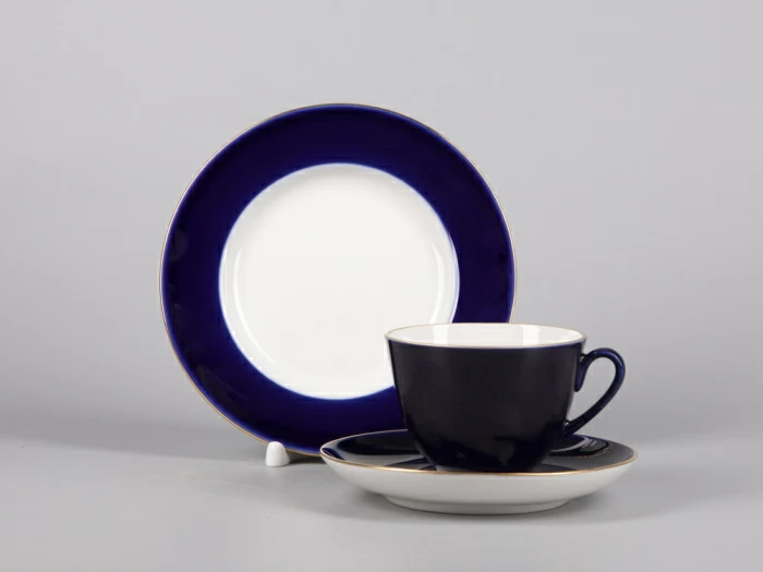 Трехпредметный комплект чайный 230 мл форма Весенняя рисунок Ночка арт. 81.11158.00.1, 