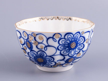 Чашка с блюдцем чайная 250 мл форма Тюльпан рисунок Вьюнок арт. 81.10110.00.1