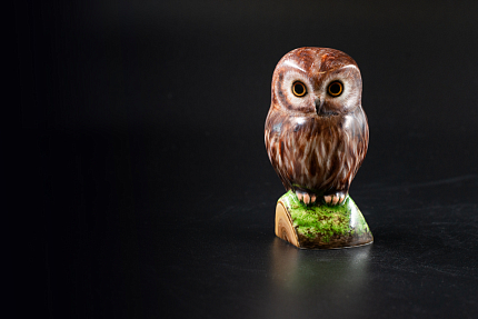 Скульптура Воробьиный сыч, Совенок, арт 62.09238.00.2