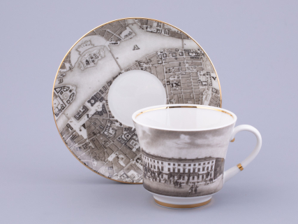 Чашка с блюдцем чайная, форма Банкетная, рисунок Великолепный Невский Малая Конюшенная, арт. 81.32686.00.1, 