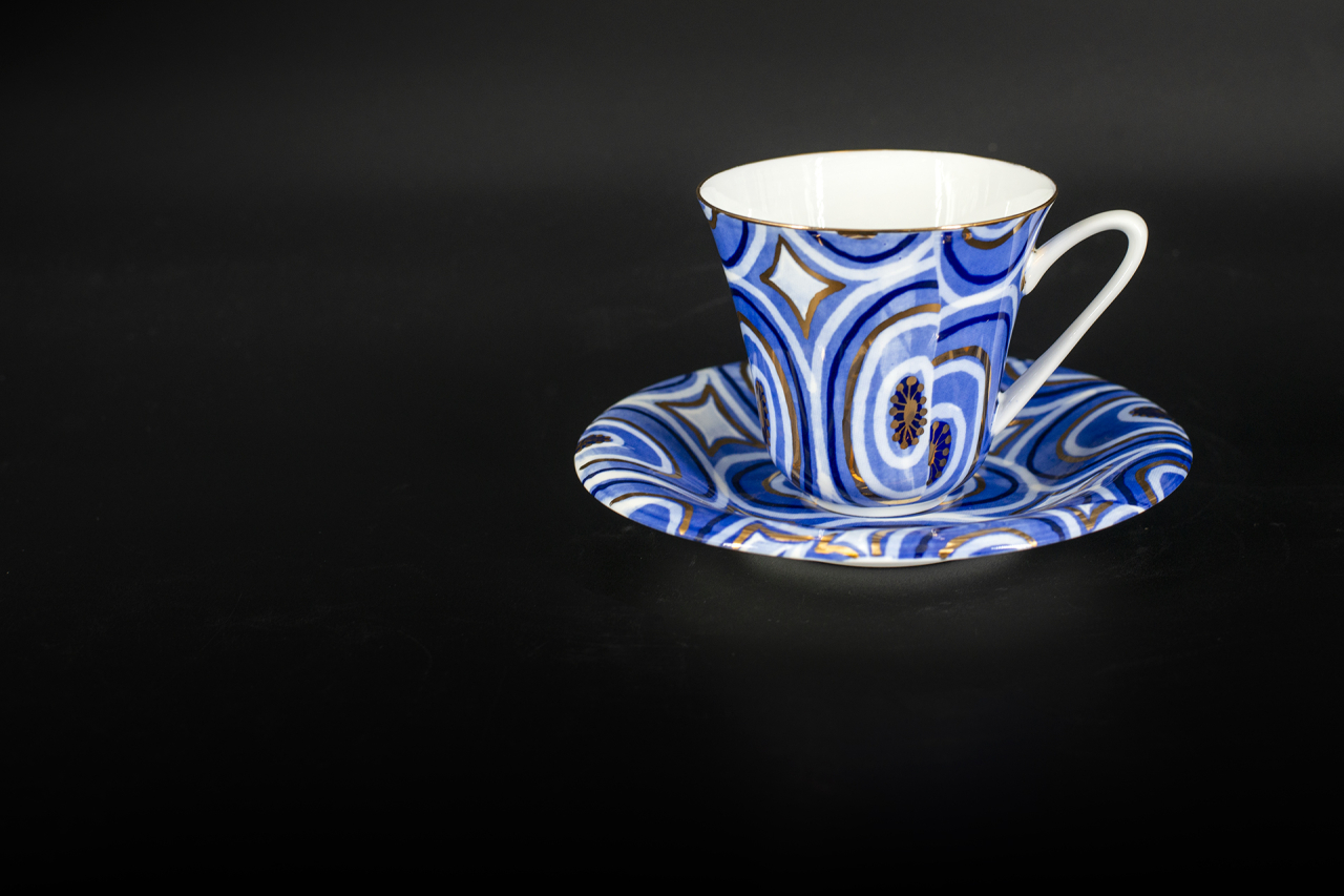 Чашка с блюдцем Минори, на форме Сад, арт 61.21007.00.1, 