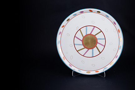 Поднос Морские камешки на форме Яблочко, арт 60.14569.00.5