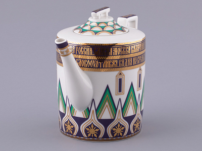 Сервиз чайный на 6 персон 20 предметов, форма Гербовая, рисунок Великая Русь, арт. 81.31998.00.1