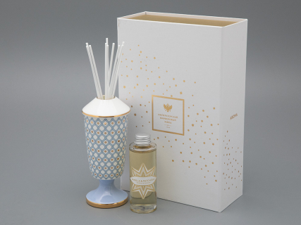 Подарочный Набор Аромадиффузор рисунок Азур 1 аромат Ваниль Пачули арт. 81.32061.00.1, 