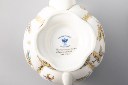 Сервиз кофейный форма Наташа рисунок Фантастические бабочки, 6 персон 20 предметов, арт. 81.20931.00.1, 