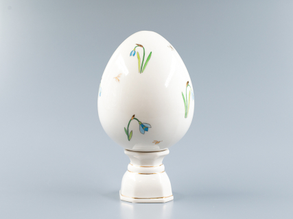 Яйцо пасхальное на подставке, рисунок Цветы, арт 80.91303.00.1, 