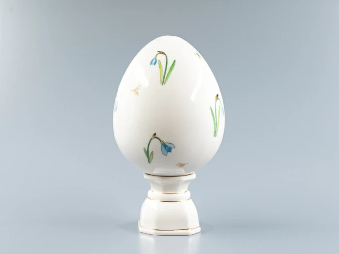 Яйцо пасхальное на подставке, рисунок Цветы, арт 80.91303.00.1, 