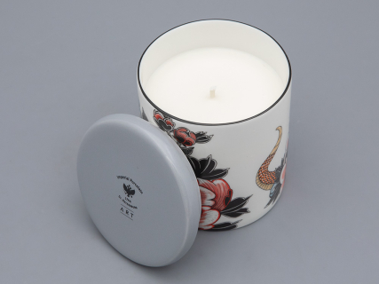 Свеча ароматическая в подарочной упаковке, форма top, рисунок Tattoo SERPENTA аромат Зимний лес, арт. 81.32803.00.1, серпента