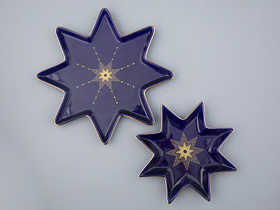 Подарочный набор форма Звезда рисунок Индиго арт. 81.31549.00.1