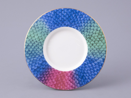 Подарочный набор Бокал с блюдцем и крышкой, форма top, рисунок Лунный змей, арт. 81.32798.00.1, 