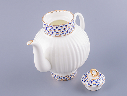 Чайник заварочный Волна Кобальтовая сетка 800 мл арт. 80.06534.00.1