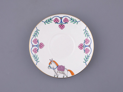 Трехпредметный комплект форма Майская рисунок Конек-горбунок арт. 81.24965.00.1