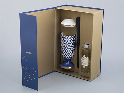 Подарочный Набор Аромадиффузор Индиго 1 аромат Ваниль Пачули арт. 81.32066.00.1