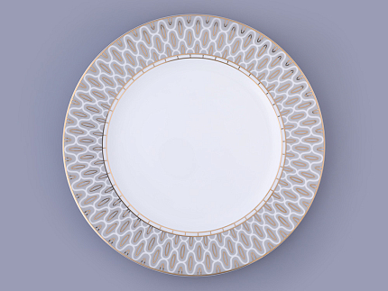 Сервиз столовый на 6 персон 18 предметов форма Премиум рисунок Саламандра Грей, арт. 81.31632.00.1