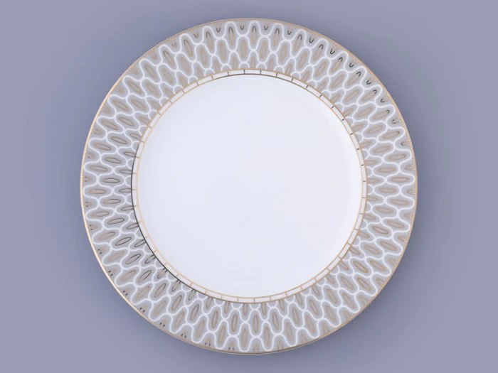 Сервиз столовый на 6 персон 18 предметов форма Премиум рисунок Саламандра Грей, арт. 81.31632.00.1, 