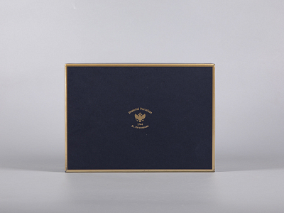 Подарочный набор стопок форма Сувенирная рисунок Золотой арт. 81.30555.00.1