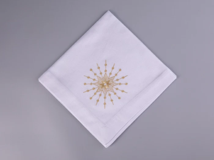 Подарочный набор салфеток 45х45 с вышивкой Звезда (2 шт) арт. 41.00302.01, 
