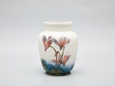 Ваза рисунок Цикламен, форма Китайская малого размера, арт 80.63514.00.1