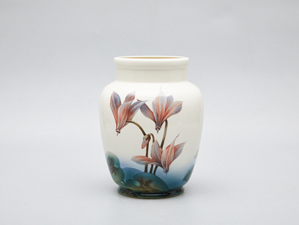 Ваза рисунок Цикламен, форма Китайская малого размера, арт 80.63514.00.1