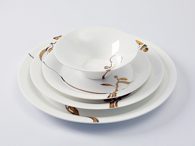 Сервиз столовый на 6 персон, 24 предметов, форма Юлиана, рисунок Лидия, арт 81.33227.00.1