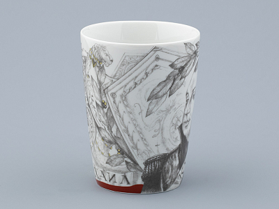 Бокал с блюдцем в подарочной упаковке, форма Гранд, рисунок Полководцы России Михаил Кутузов, арт. 81.32550.00.1