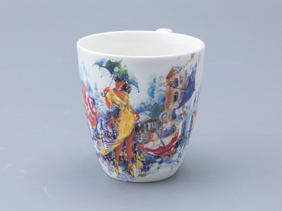 Бокал 450 мл форма Вариации рисунок Летающие зонтики  арт. 80.01241.00.1