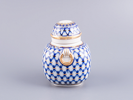 Чайница Колечко Кобальтовая сетка арт. 80.59156.00.1