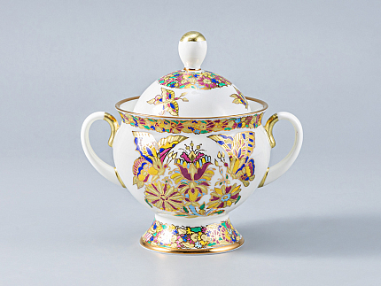 Сервиз кофейный, форма Классическая-2, рисунок Золотые бабочки, 6 персон 20 предметов  арт. 81.13777.00.1