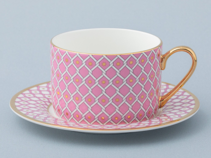 Сервиз чайный 10 предметов на 4 персоны Идиллия, рисунок Астра арт 81.32371.00.1, 